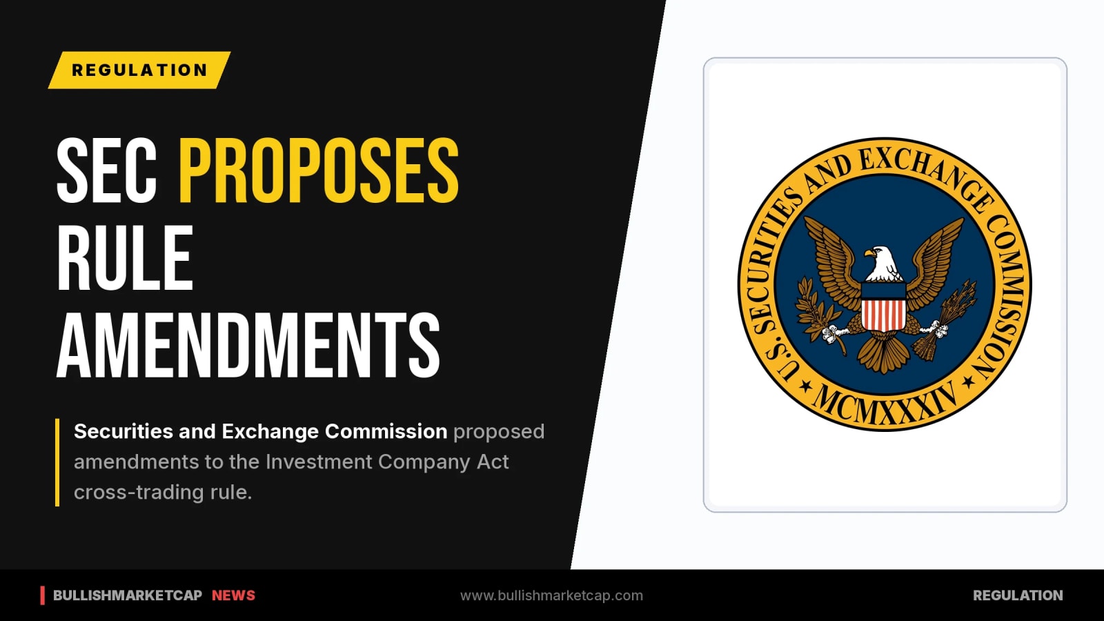 SEC Proposes Cross-Trading Rule Amendments For Funds