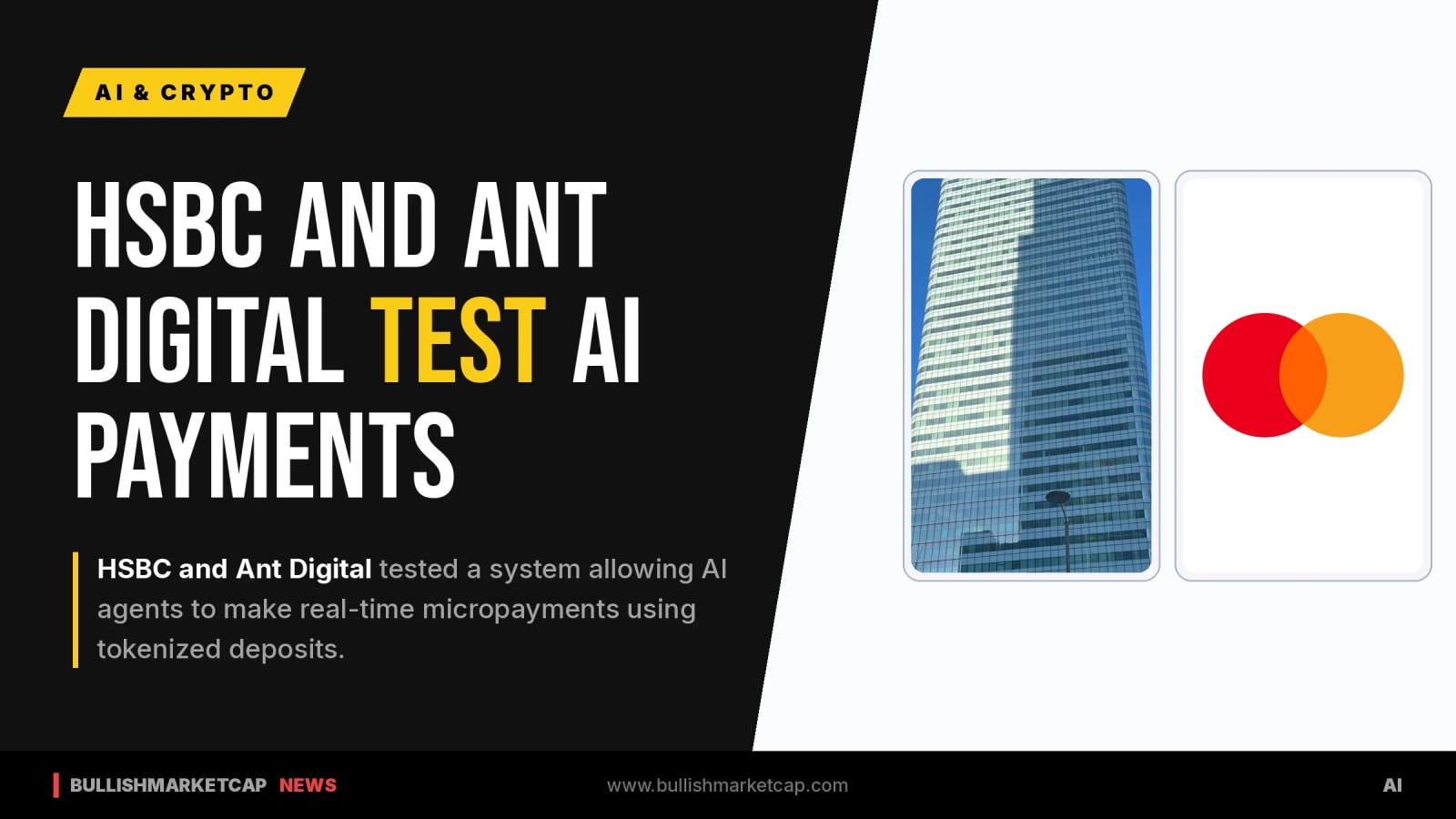 HSBC and Ant Digital Test AI Agent Tokenized Payments