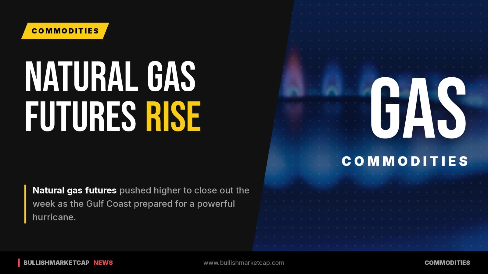 Natural Gas Futures Rise as Gulf Coast Braces for Hurricane