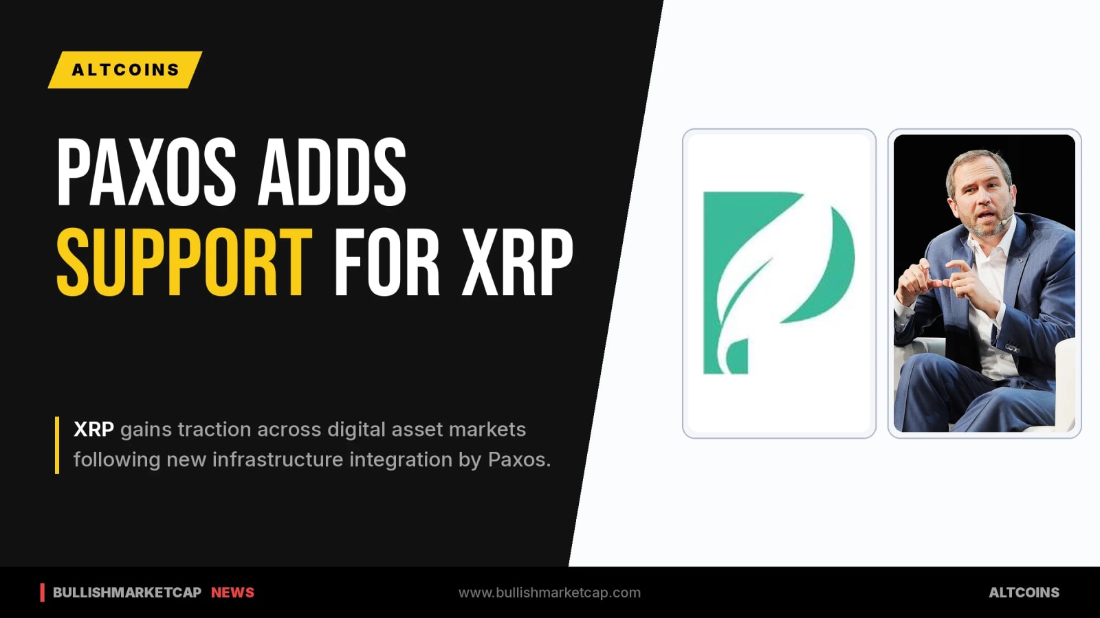 XRP Gains Traction As Paxos Adds Support