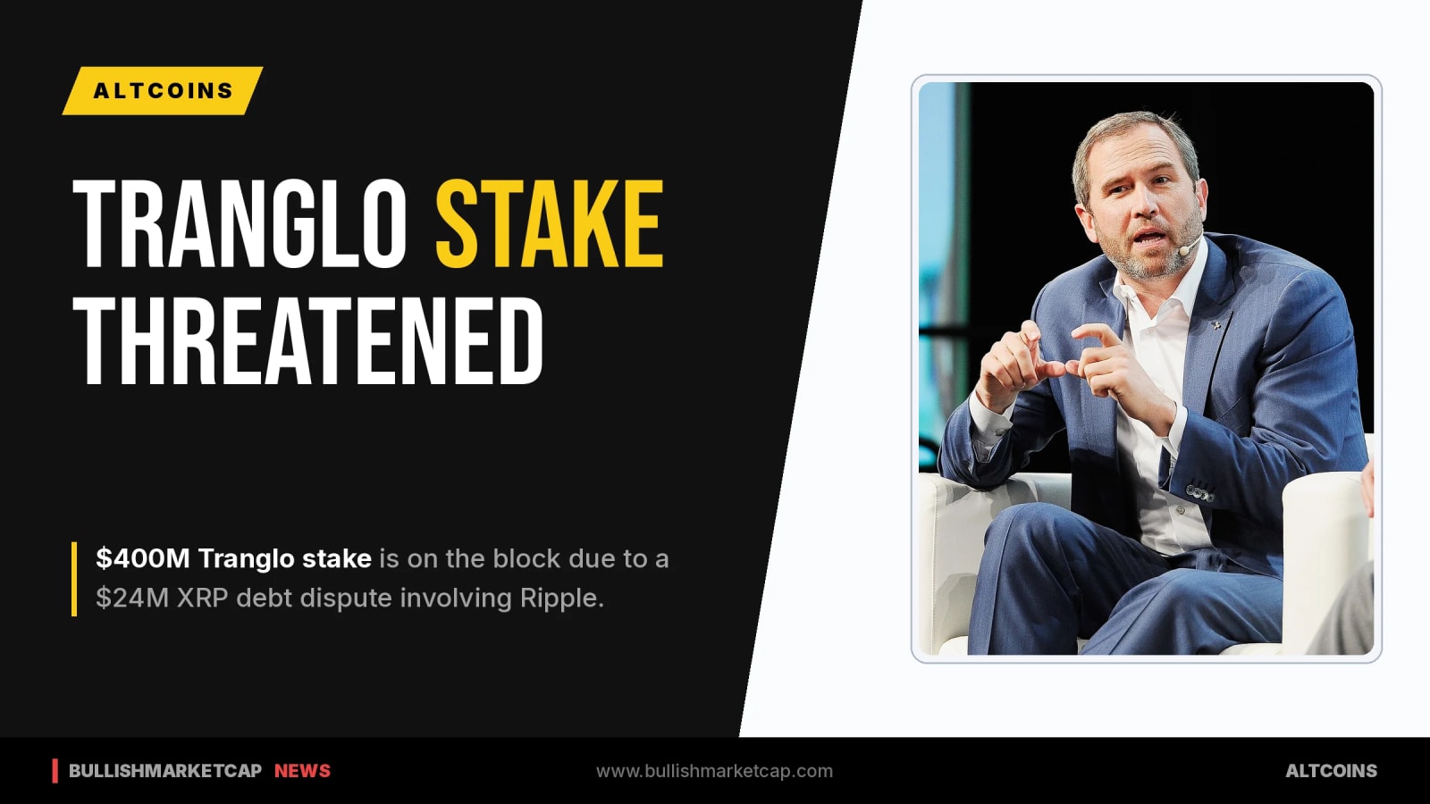 Ripple Debt Dispute Threatens $400M Tranglo Stake