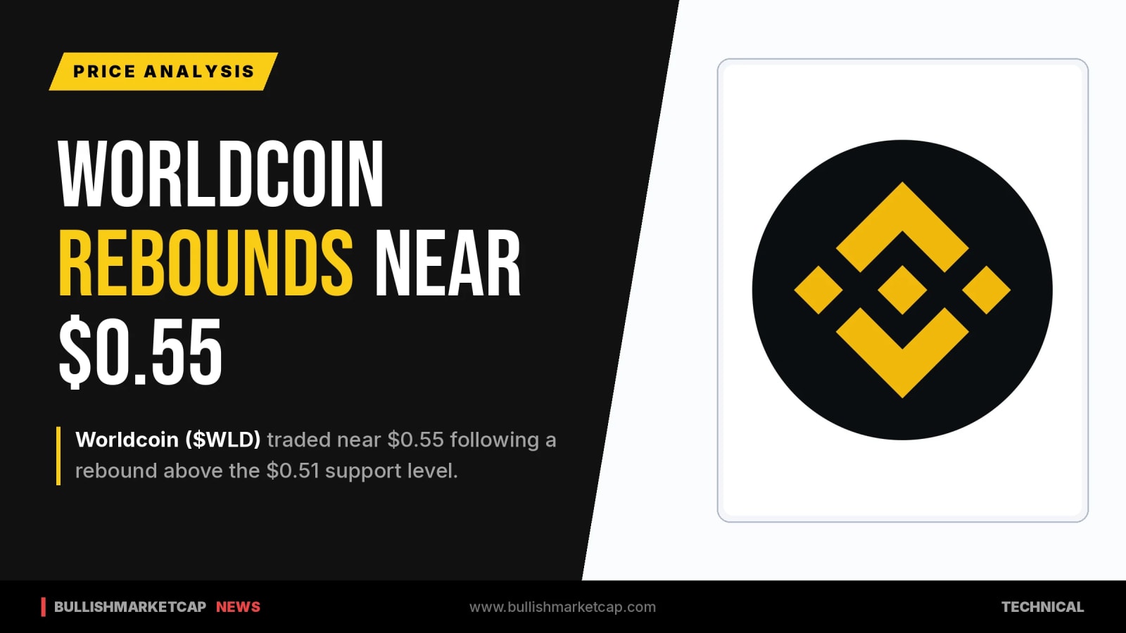 Worldcoin Rebounds Toward Resistance Near $0.61