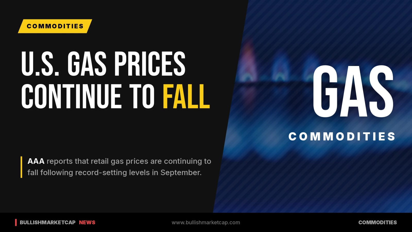 AAA Reports Ongoing Decline in U.S. Gas Prices