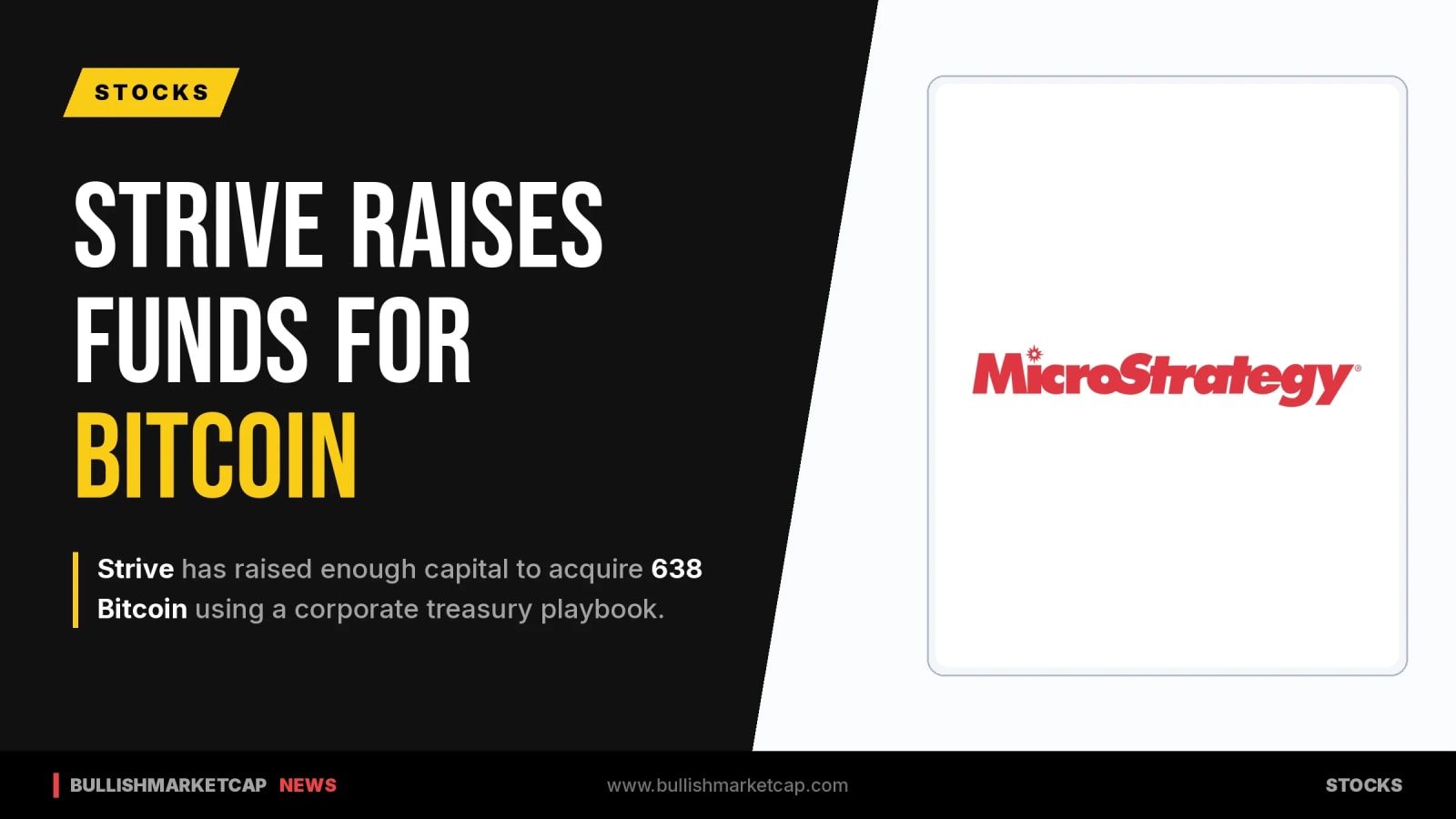 Strive Raises Funds for 638 Bitcoin in Strategy Shift