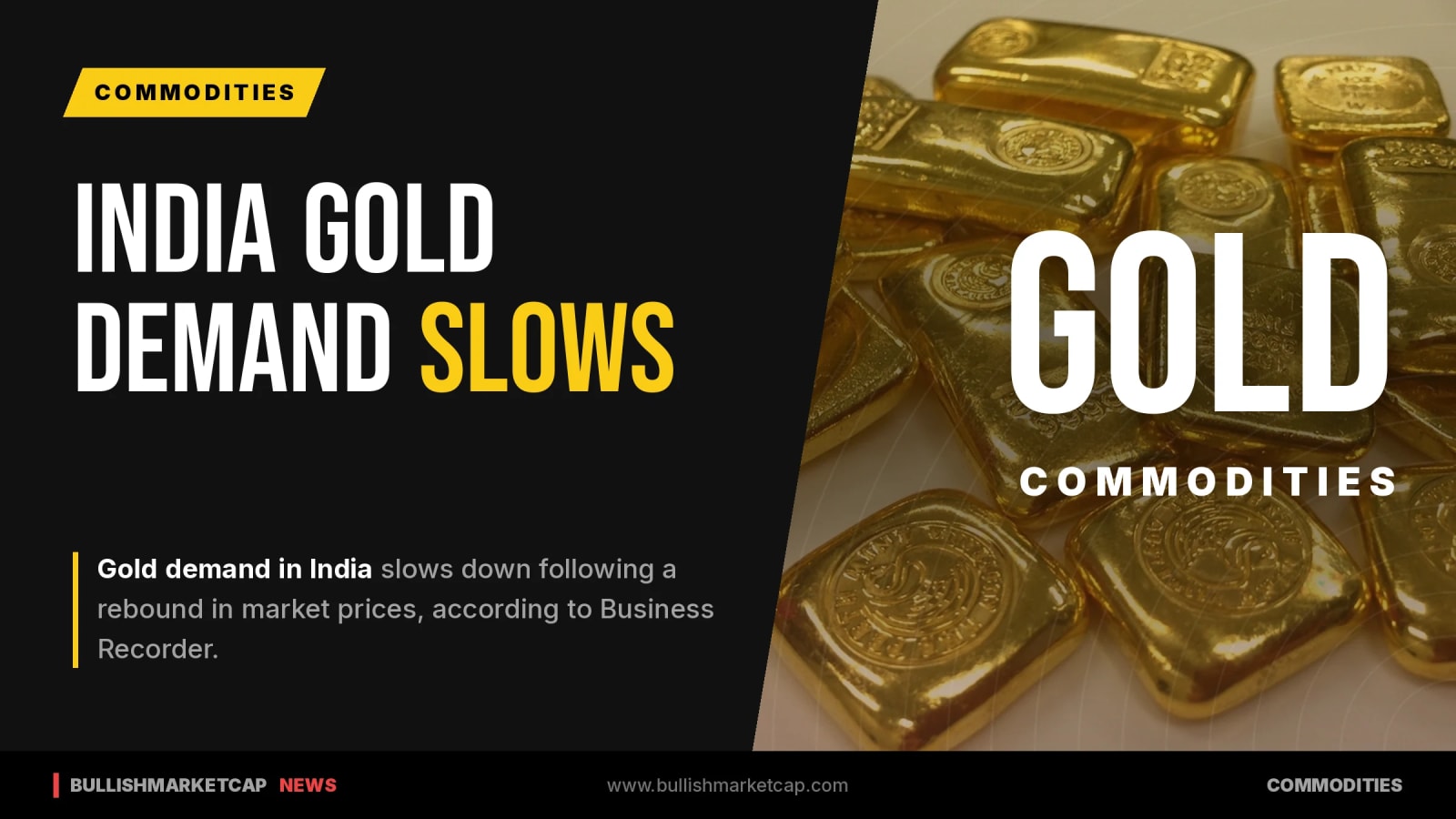 India Gold Demand Slows As Prices Rebound