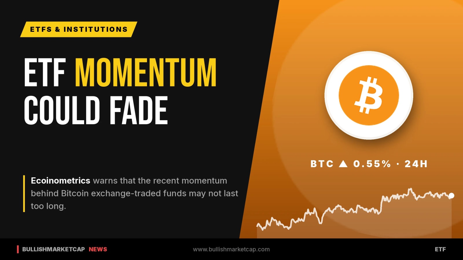 Bitcoin ETFs Momentum Could Not Last Too Long, Says Ecoinometrics