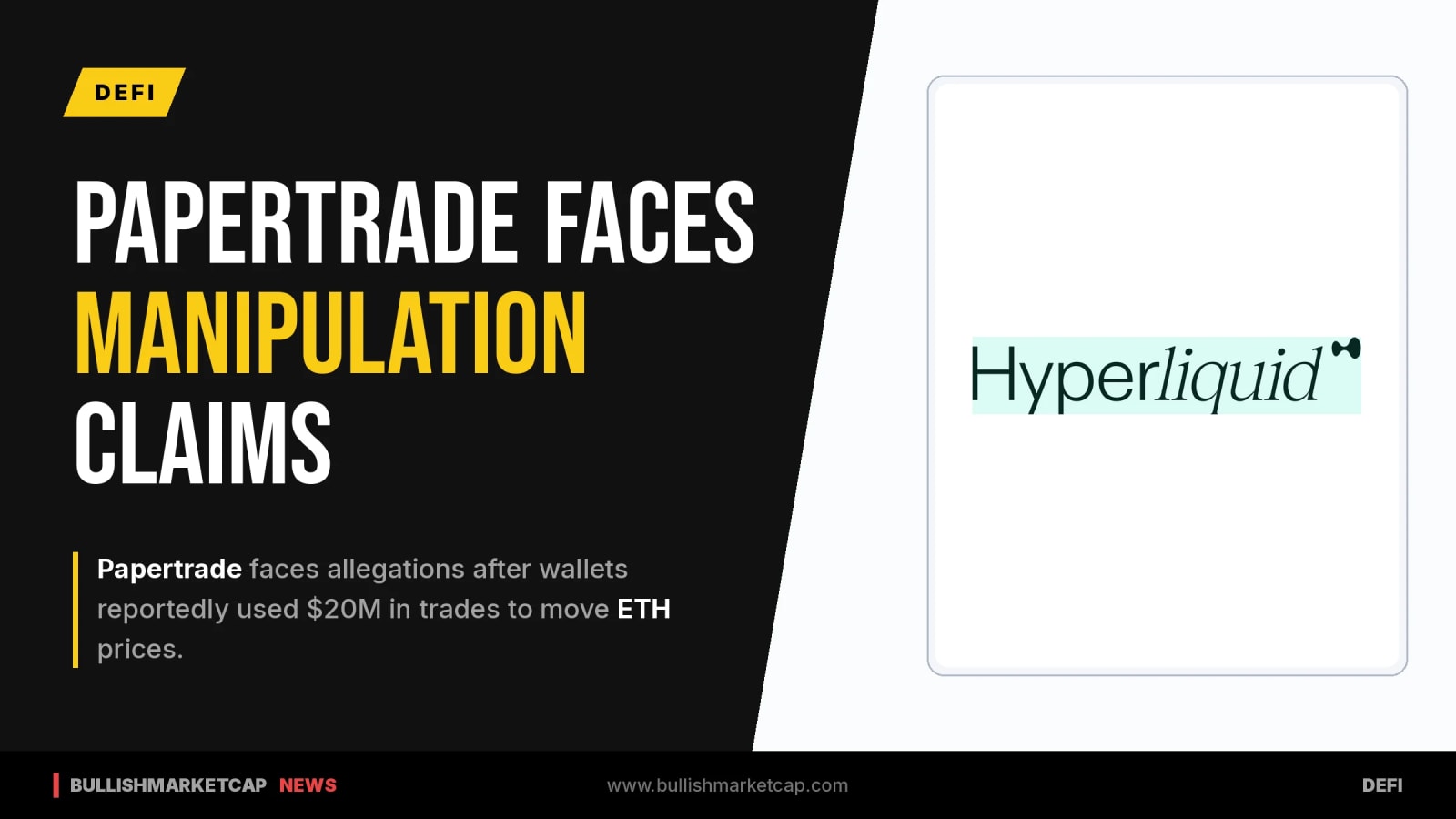 Papertrade Faces Price Manipulation Claims Over ETH Trades