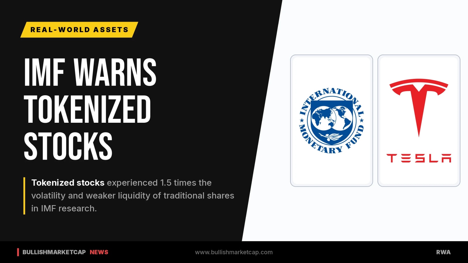 IMF Finds Tokenized Stocks 1.5 Times More Volatile