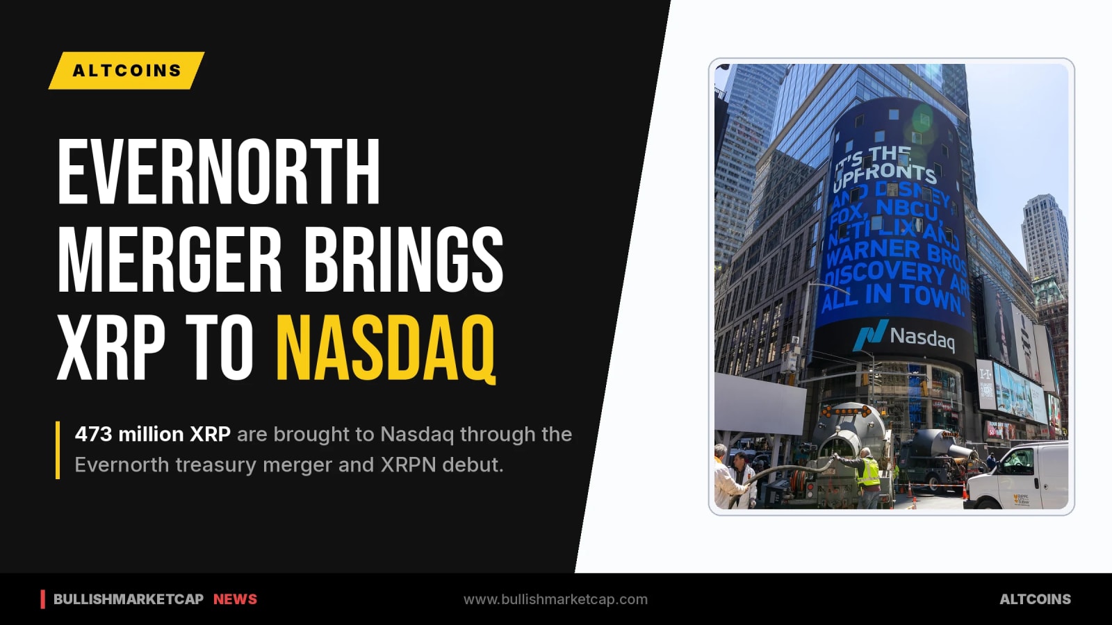 Evernorth XRP Treasury Merger Brings 473 Million XRP to Nasdaq