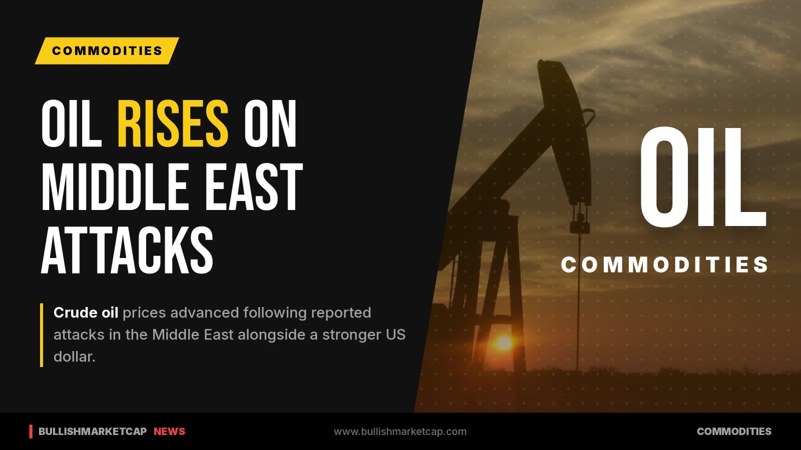 Oil Prices Rise Following Middle East Attacks