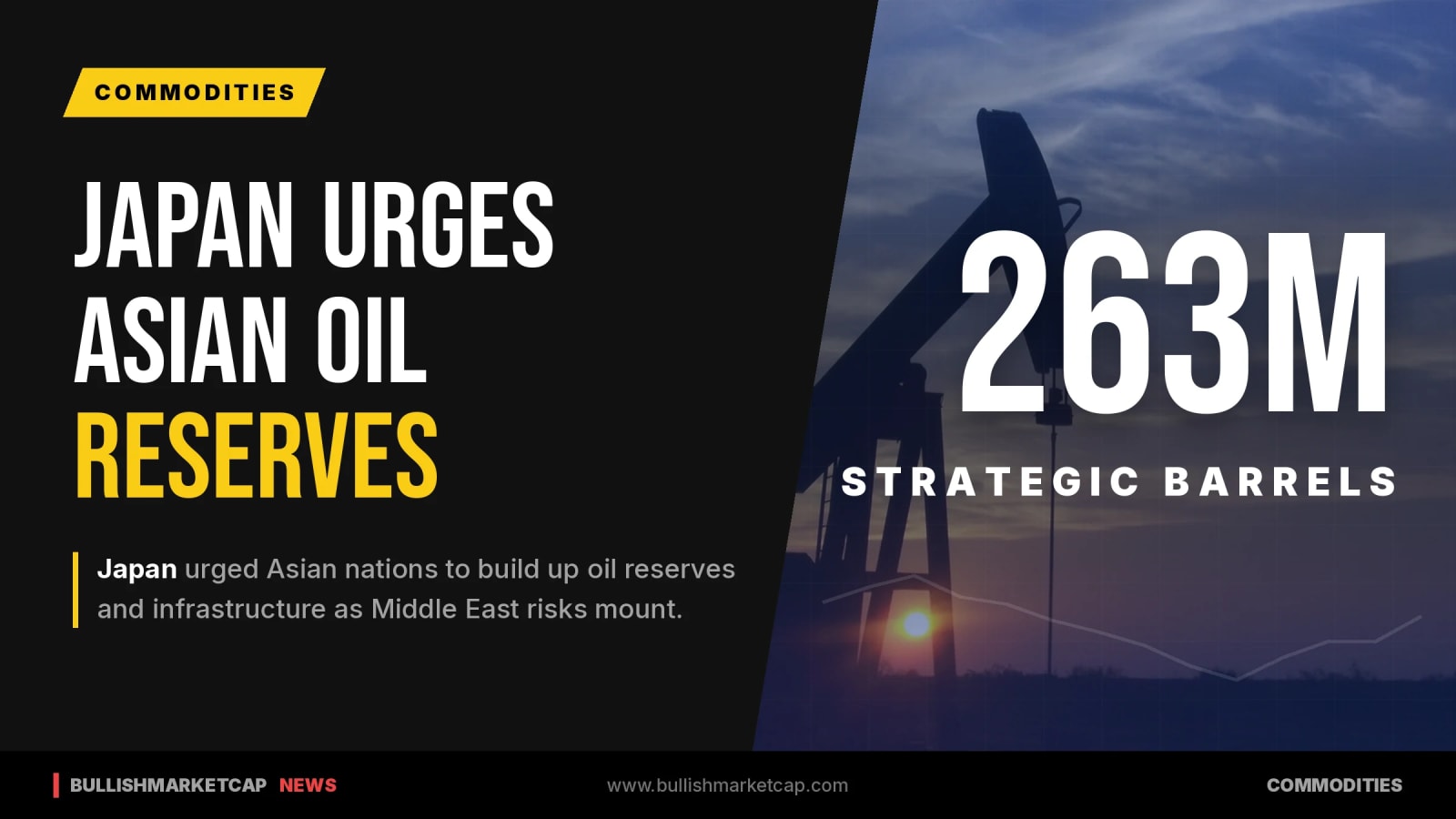 Japan Urges Asia to Build Oil Reserves Amid Middle East Risks