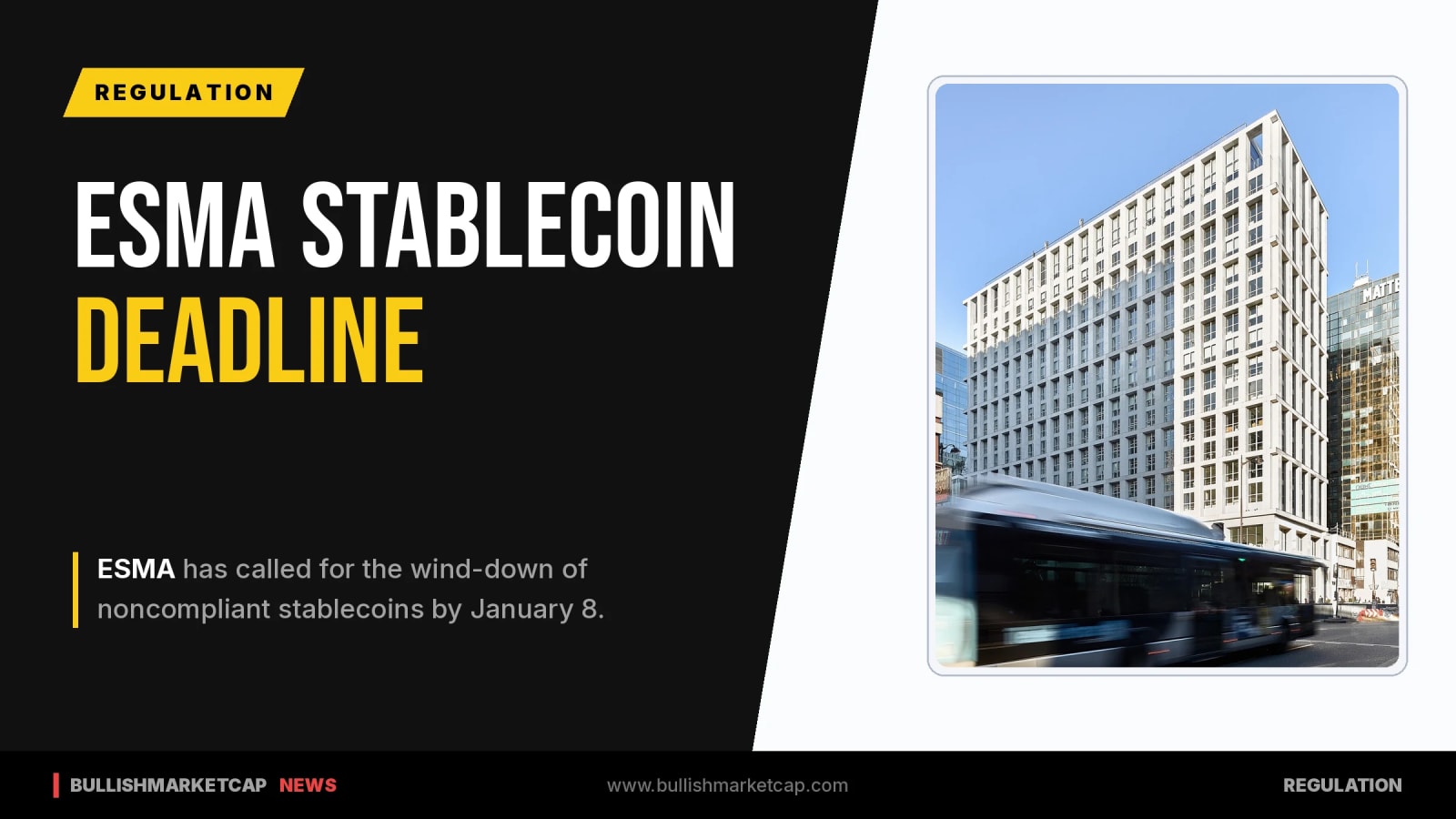 ESMA Sets Jan. 8 Deadline to Wind Down Noncompliant Stablecoins