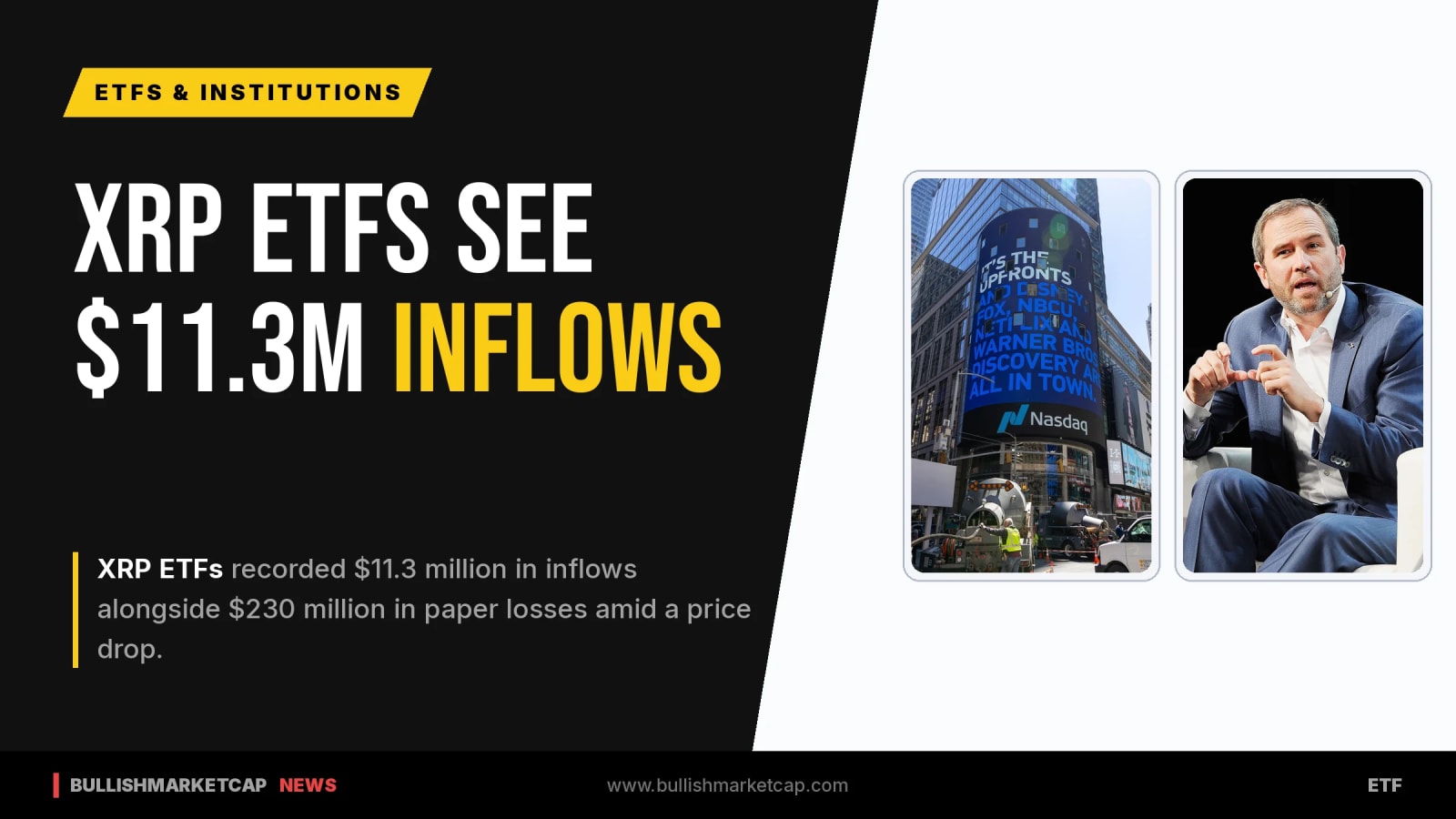 XRP ETFs Post $11.3M Inflows Despite Paper Losses