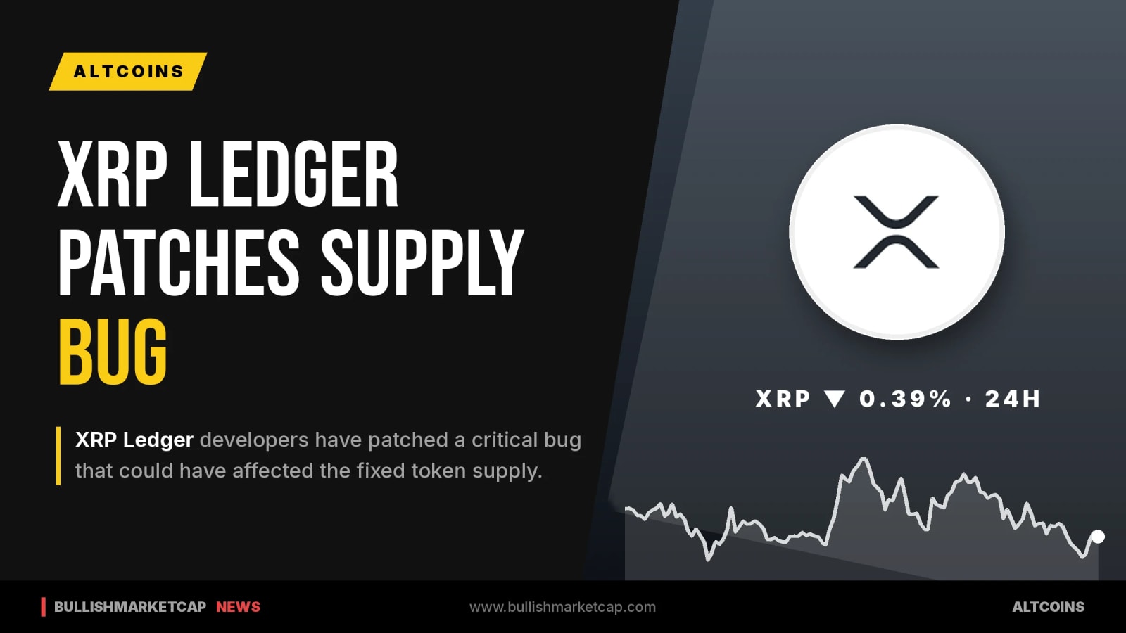 XRP Ledger Fixes Vulnerability Threatening Fixed Supply