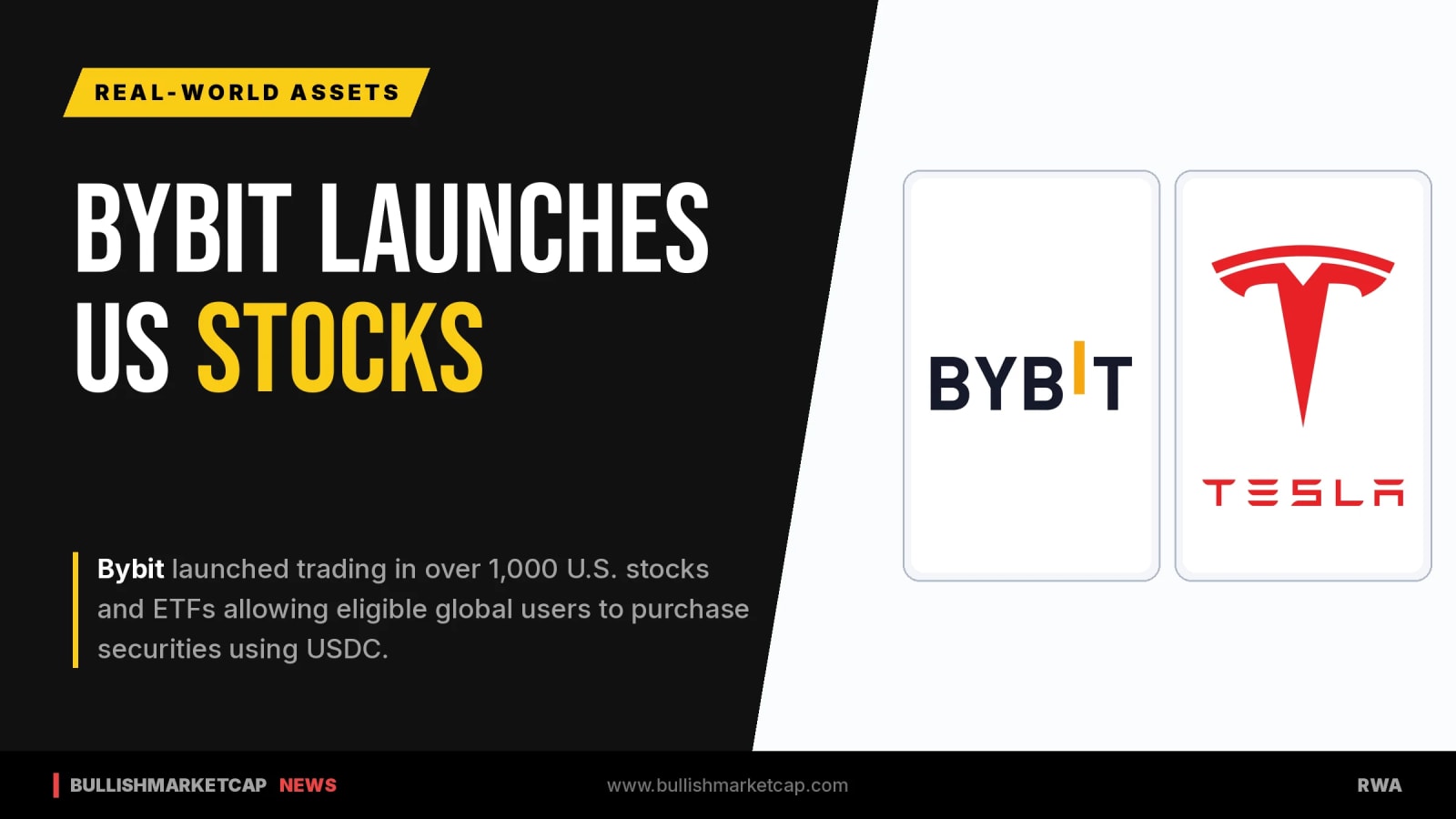 Bybit Launches US Stock Trading With USDC