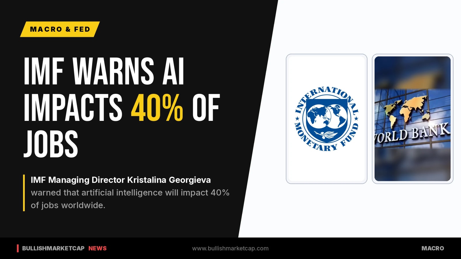IMF Warns AI Will Impact 40 Percent of Global Jobs