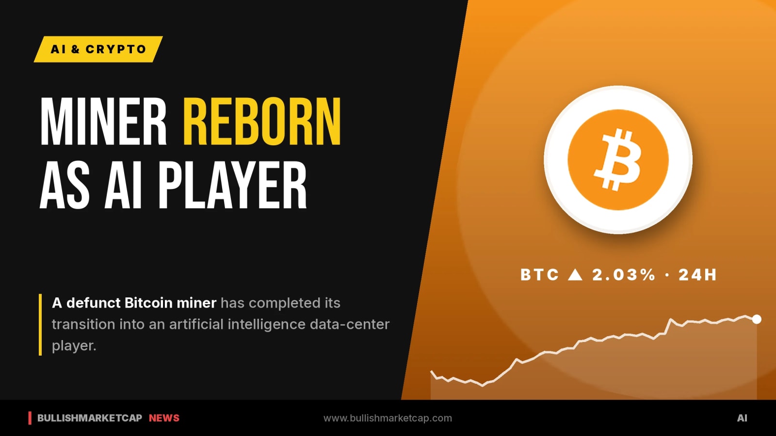 Defunct Bitcoin Miner Reborn As AI Data Center