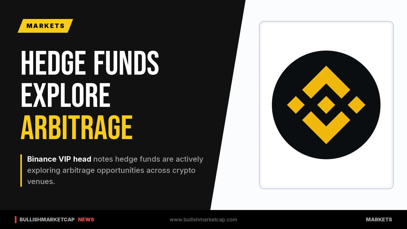 Binance VIP Head Highlights Crypto Arbitrage Opportunities