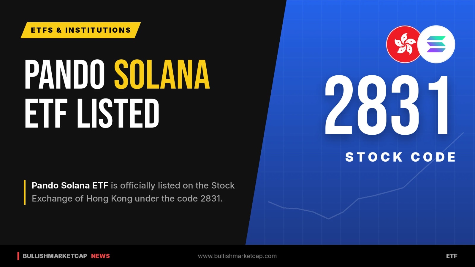 HKEX Lists Pando Solana ETF Under Code 2831