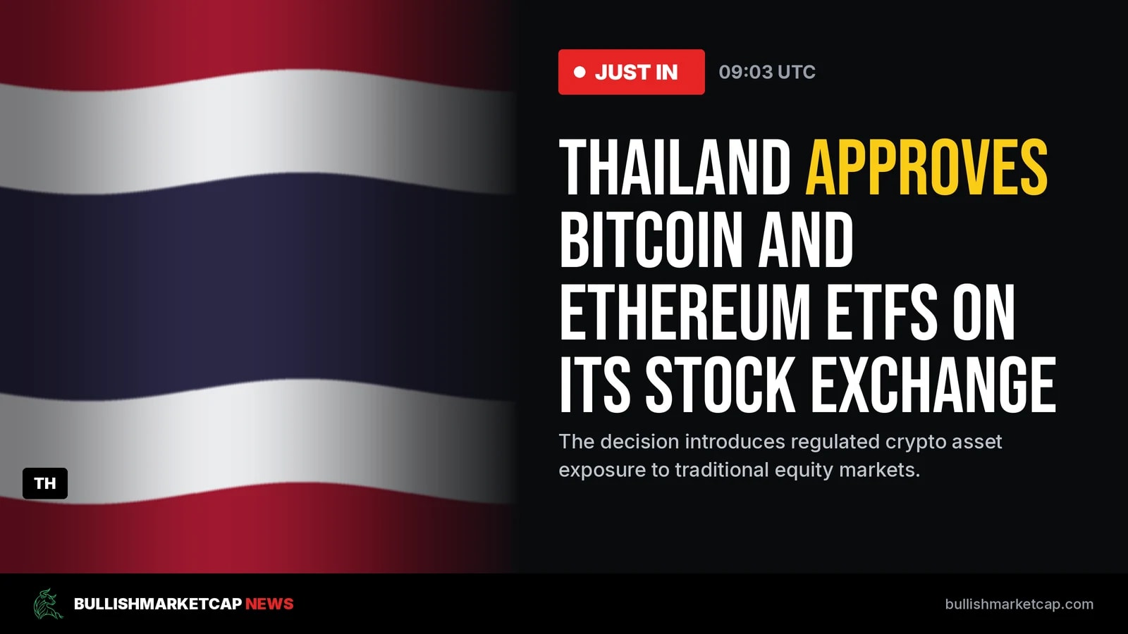 Thailand Approves Bitcoin And Ethereum ETFs