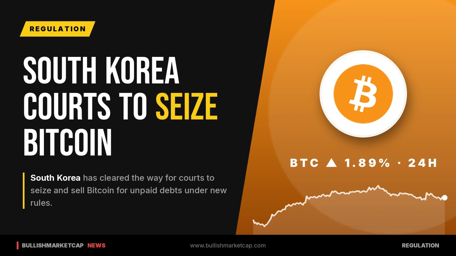 South Korea Enables Courts to Seize and Sell Bitcoin