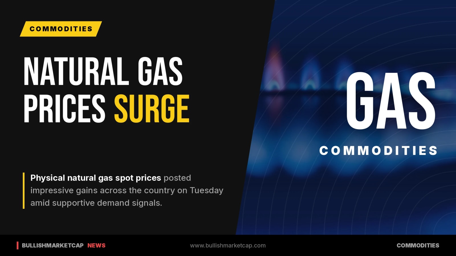 Natural Gas Spot Prices Surge on Demand Signals