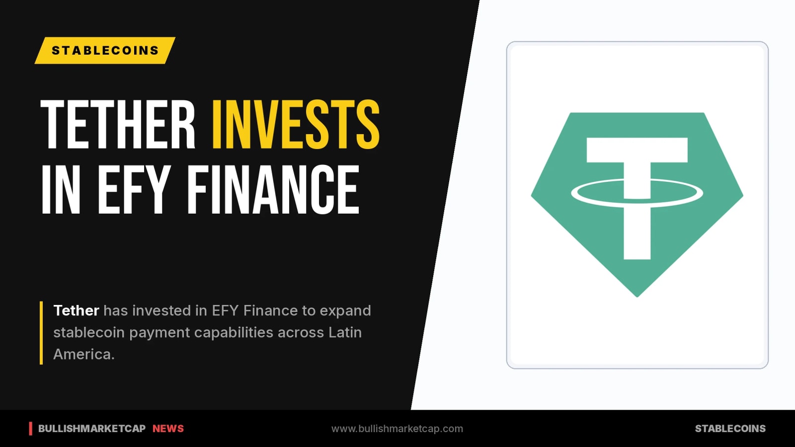 Tether Invests in EFY Finance for LATAM Expansion