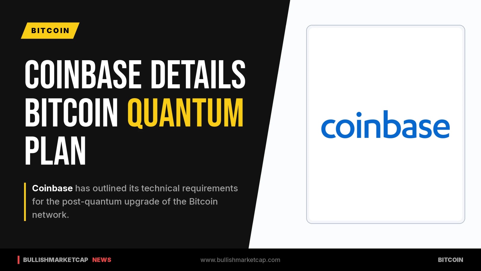 Coinbase Details Requirements for Bitcoin Post-Quantum Upgrade