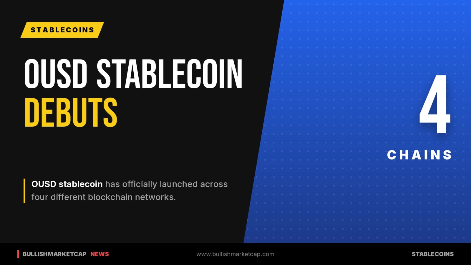 Bridge Stablecoin OUSD Debuts Across Four Networks