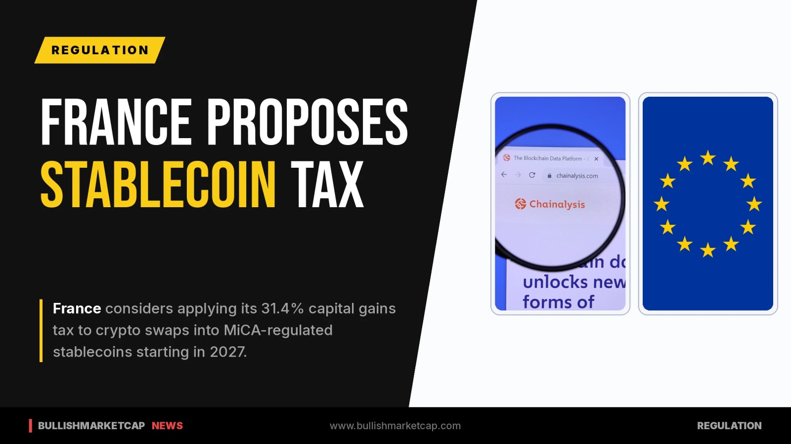 France Weighs 31.4% Tax on Regulated Stablecoin Swaps