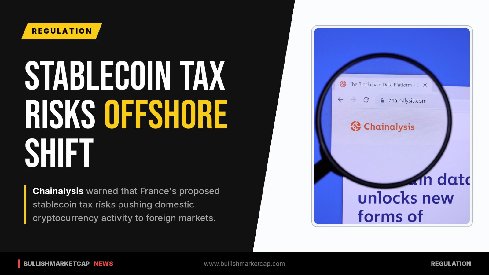 France Stablecoin Tax Risks Offshore Shift, Chainalysis Warns