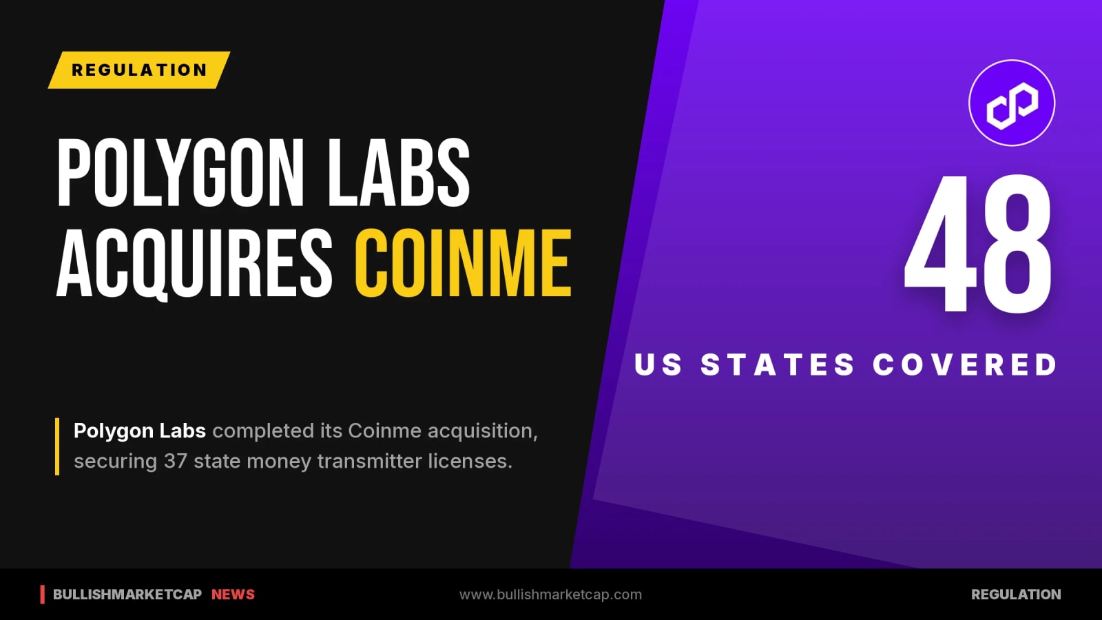 Polygon Labs Completes Coinme Acquisition