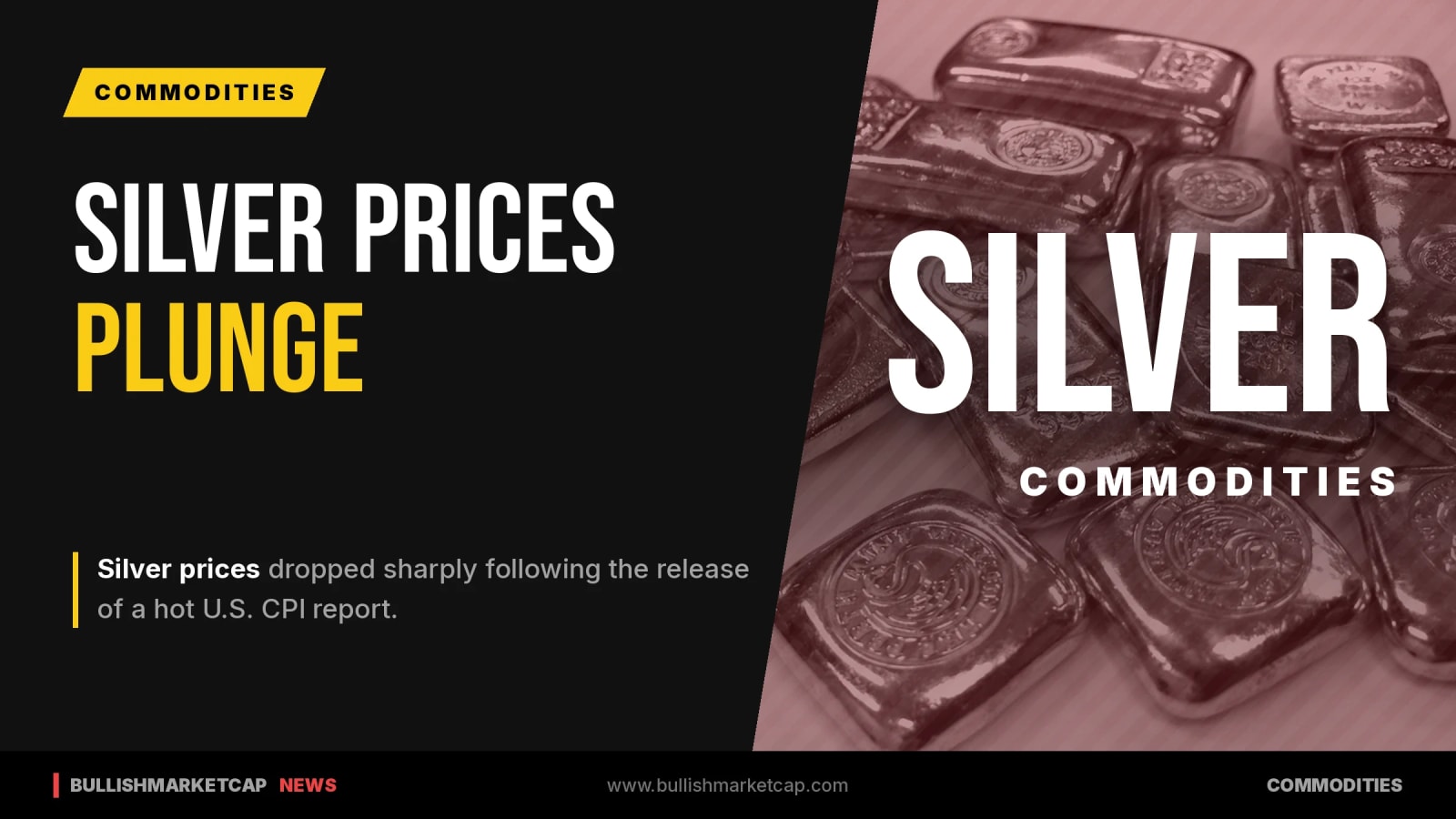Silver Prices Plunge Following Hot U.S. CPI Report