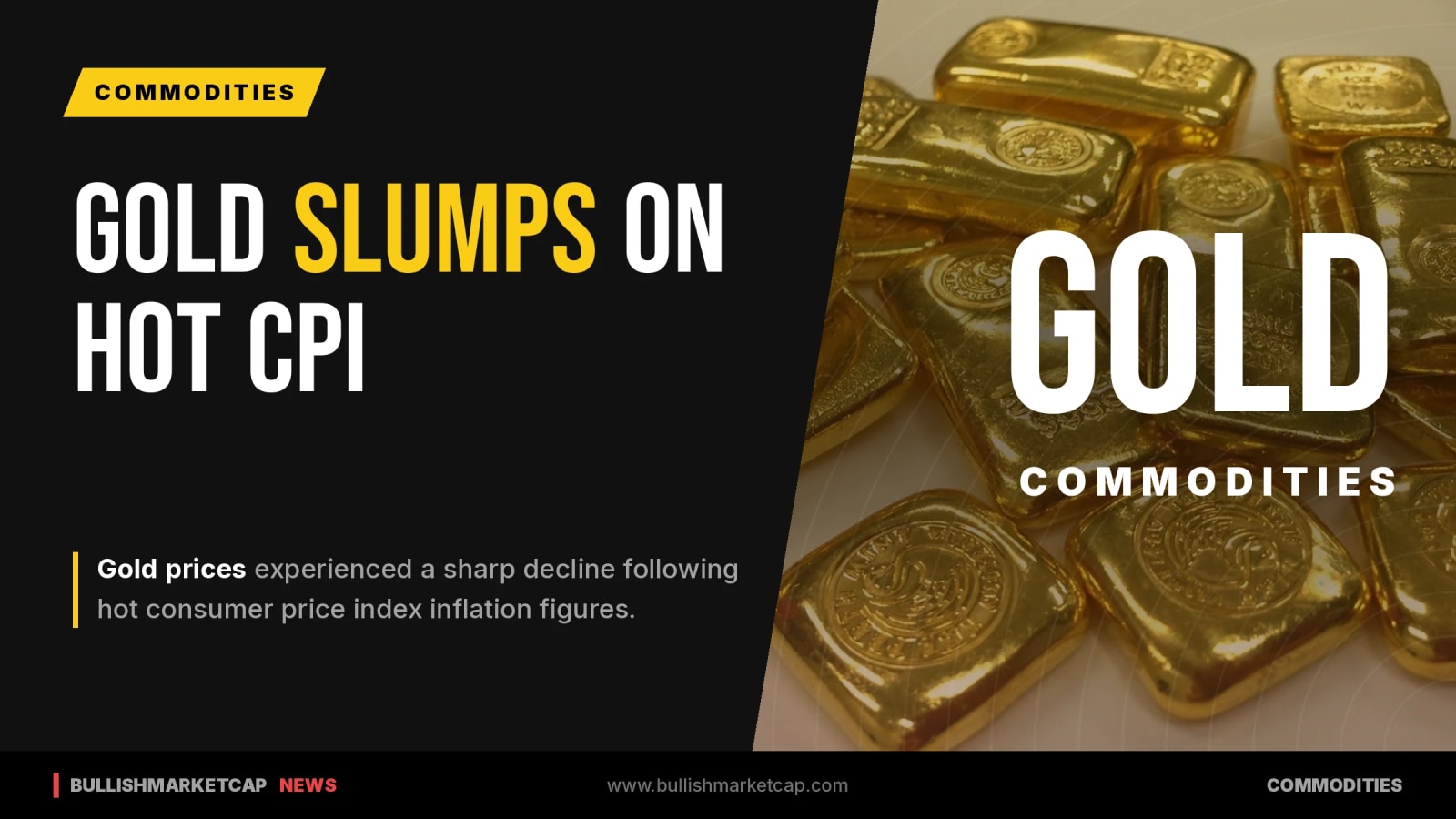Gold Price Slumps Following Hot U.S. CPI Inflation Data