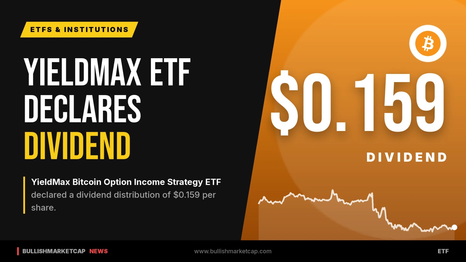 YieldMax Bitcoin Option Income Strategy ETF Declares Dividend