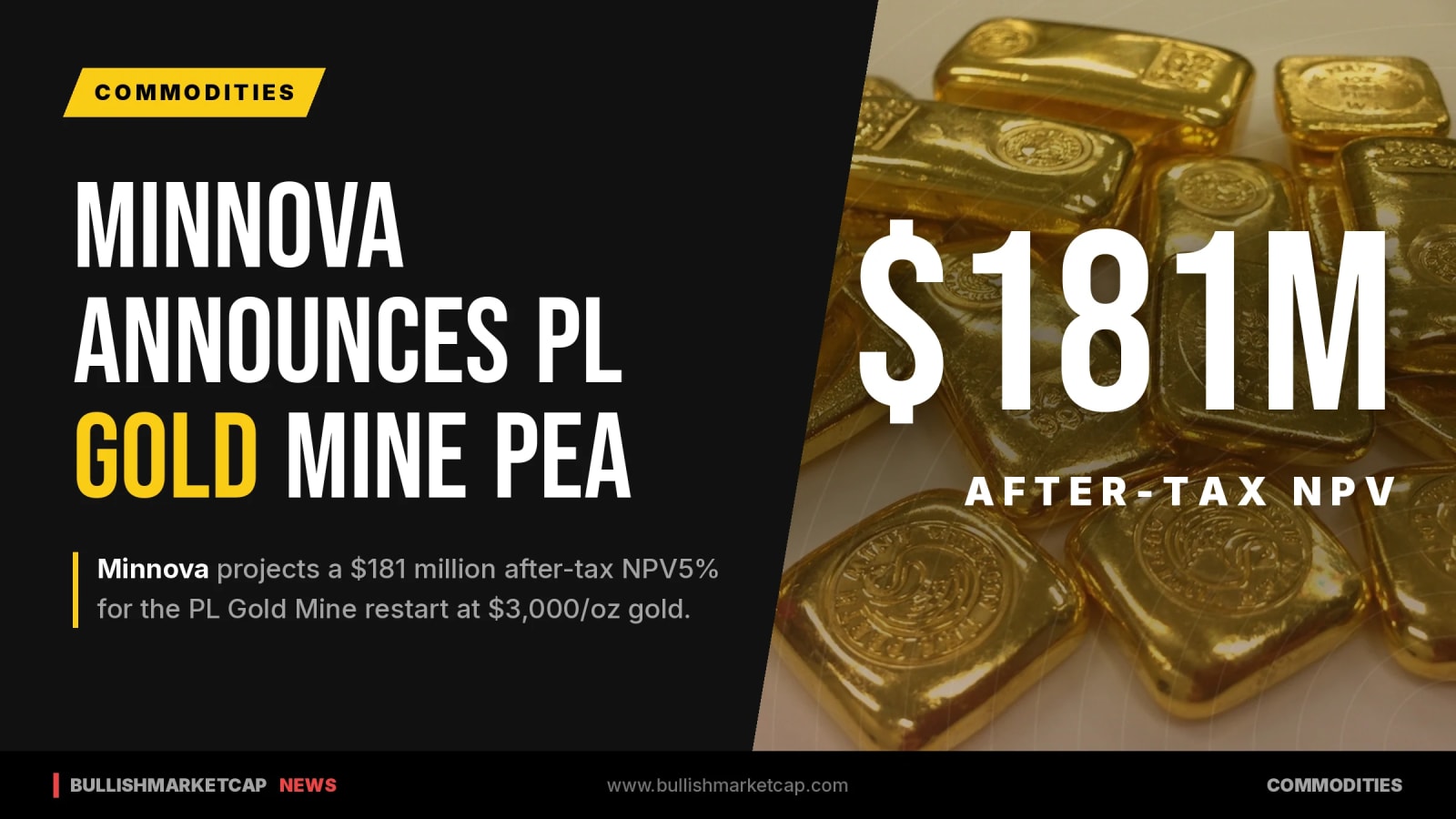 Minnova Reports Positive PEA for PL Gold Mine Restart