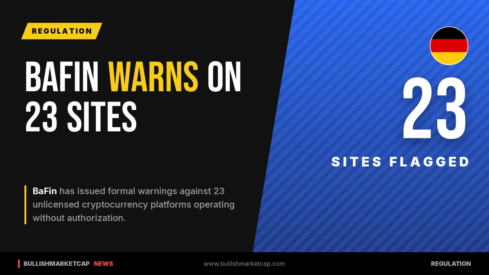 BaFin Issues Warning Against 23 Unlicensed Crypto Sites