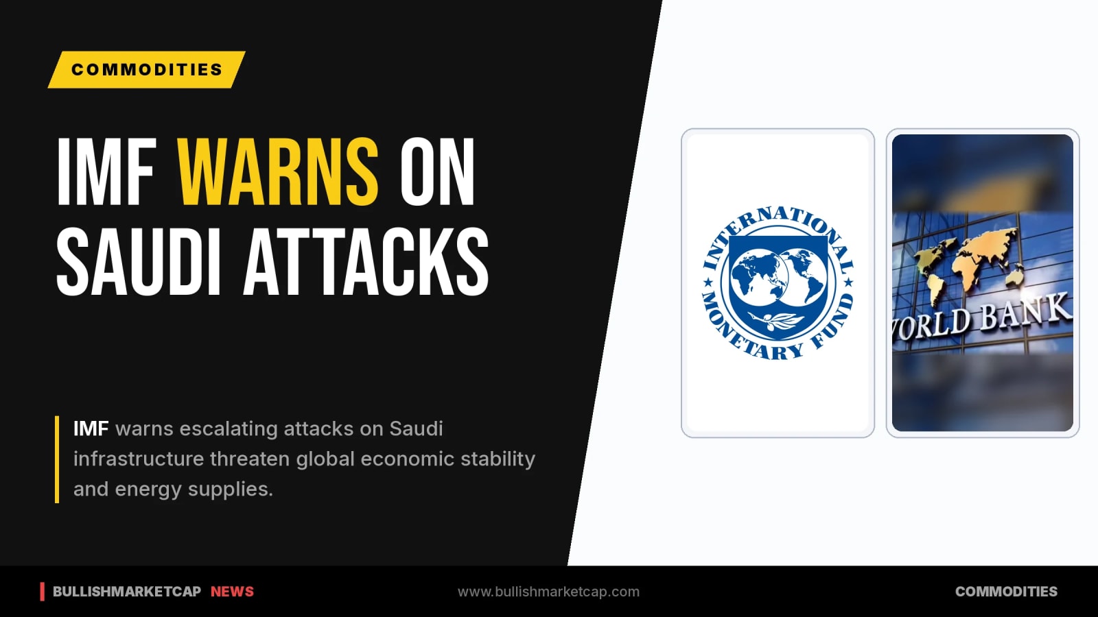 IMF Warns of Global Fallout as Saudi Strikes Escalate
