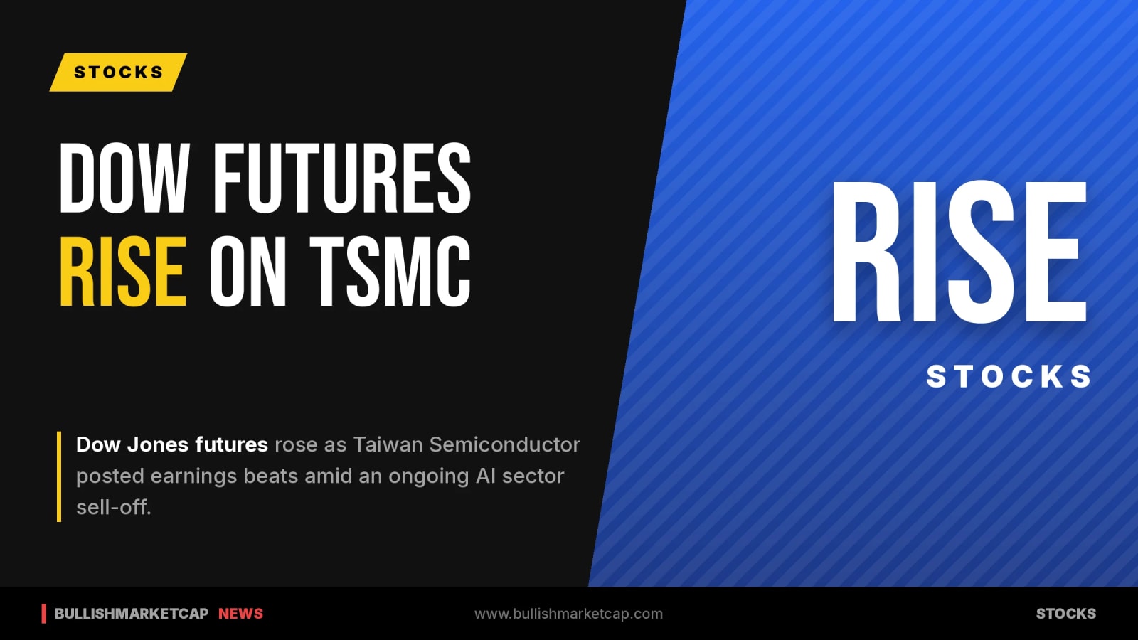 Dow Jones Futures Rise Amid AI Sell-Off and TSMC Beat