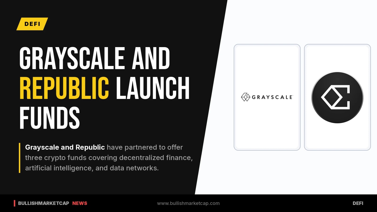 Grayscale and Republic Launch Three Crypto Funds