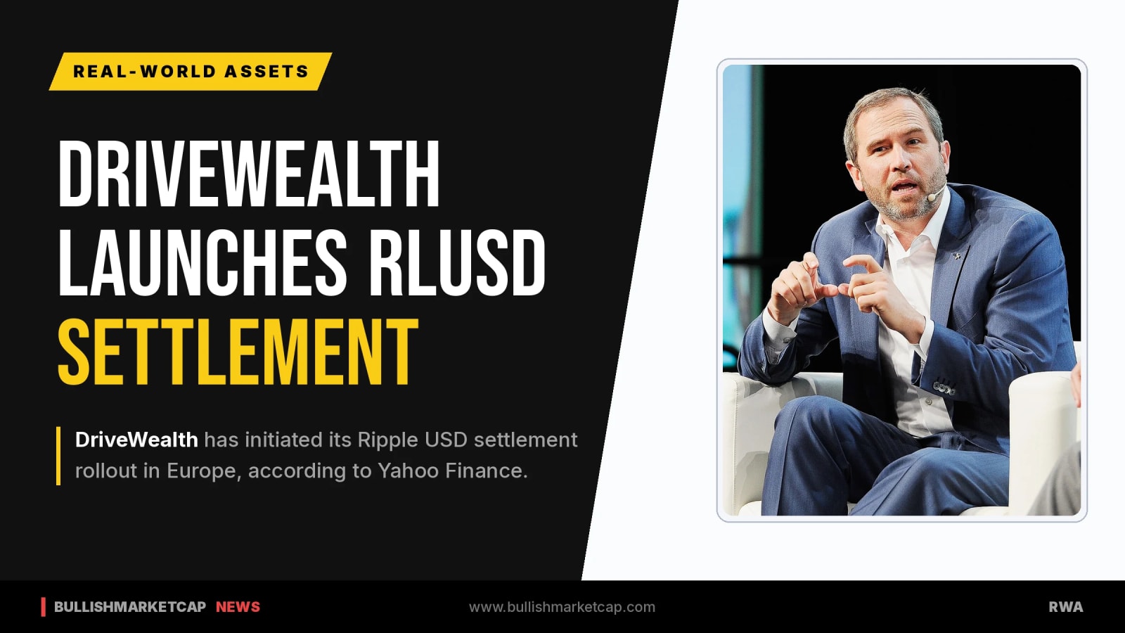 DriveWealth Launches RLUSD Settlement in Europe
