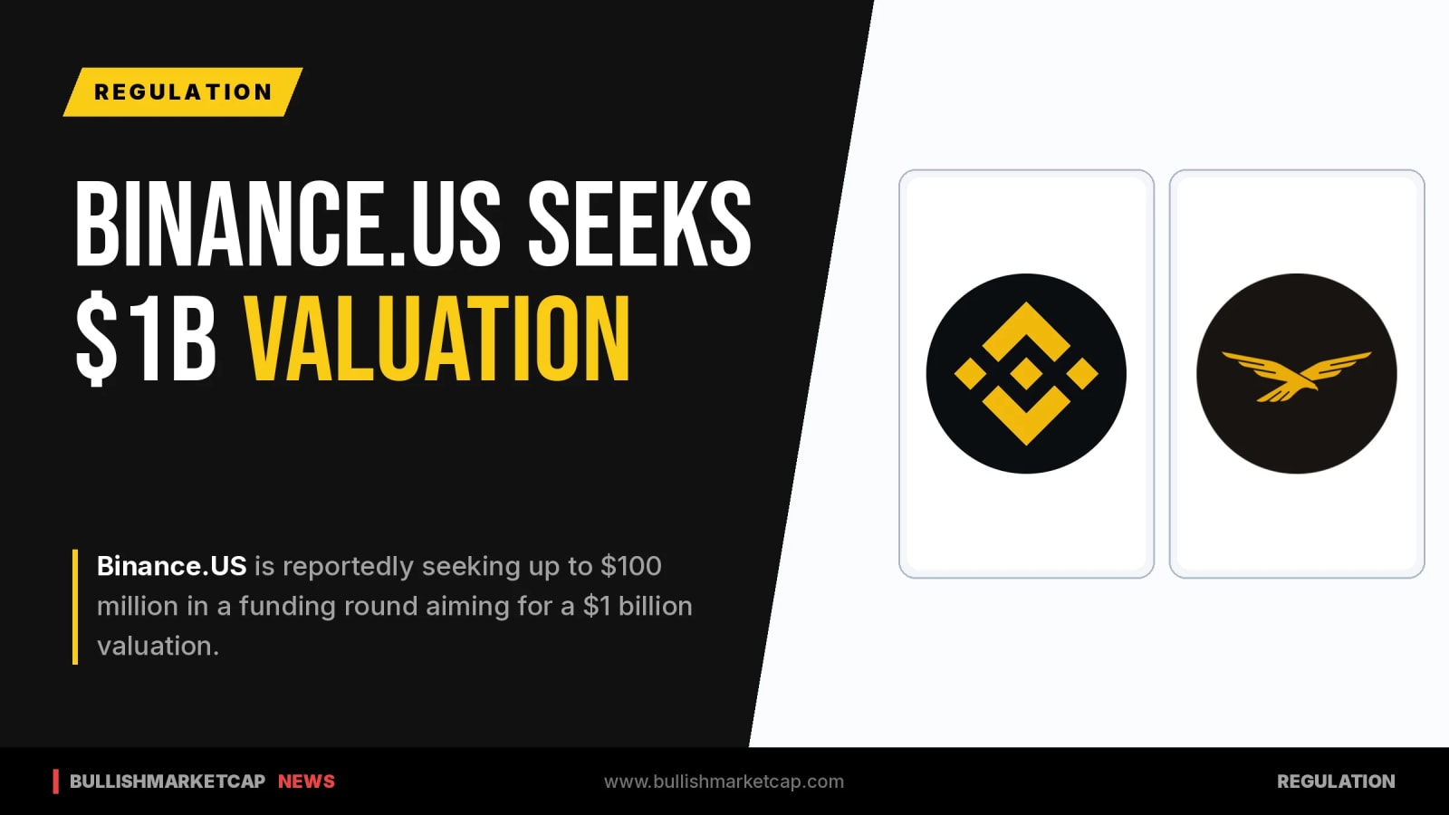 Binance.US Seeks $1B Valuation in $100M Funding Round