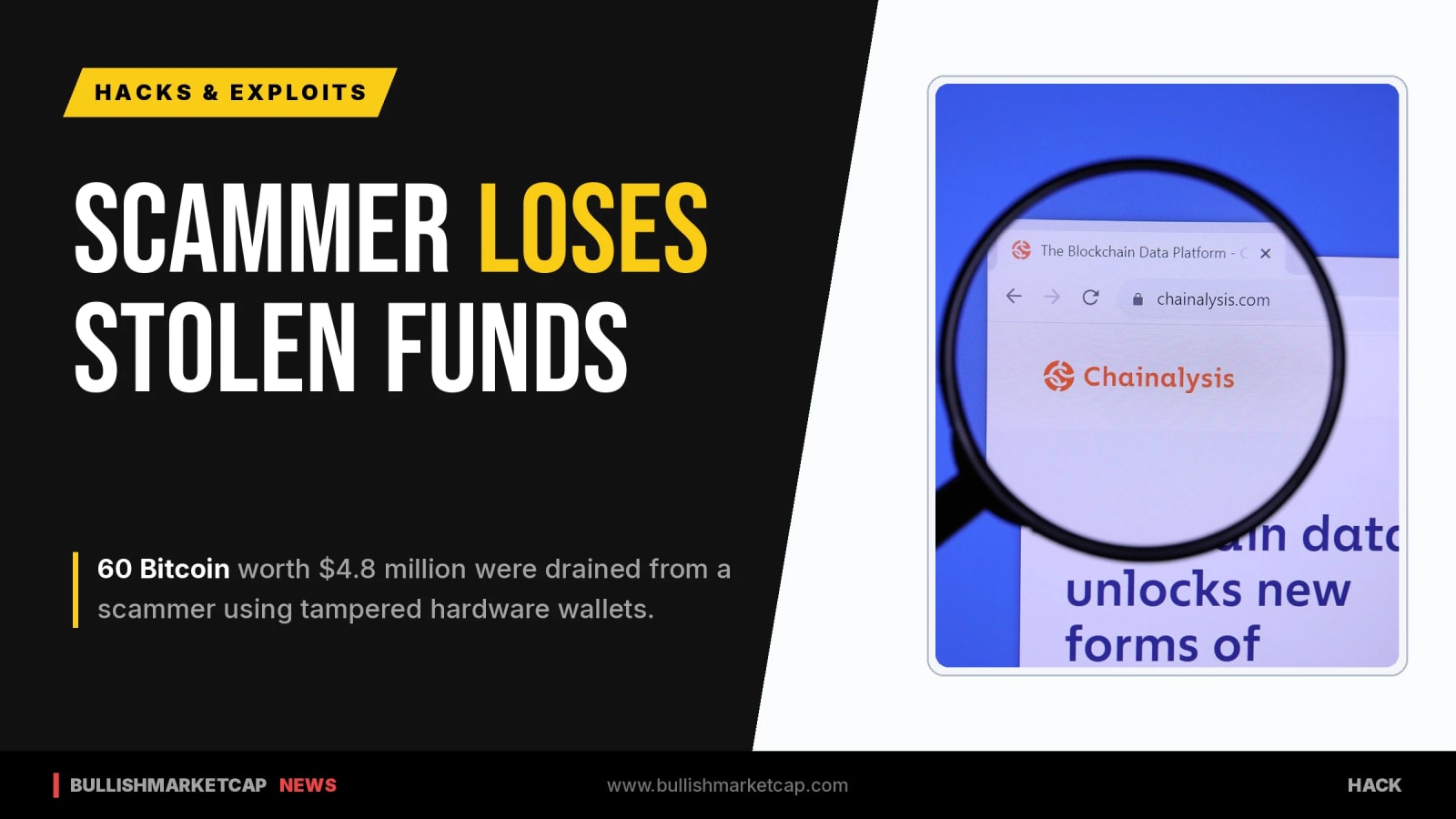Scammer Loses $4.8 Million in Stolen Funds via Tampered Ledgers
