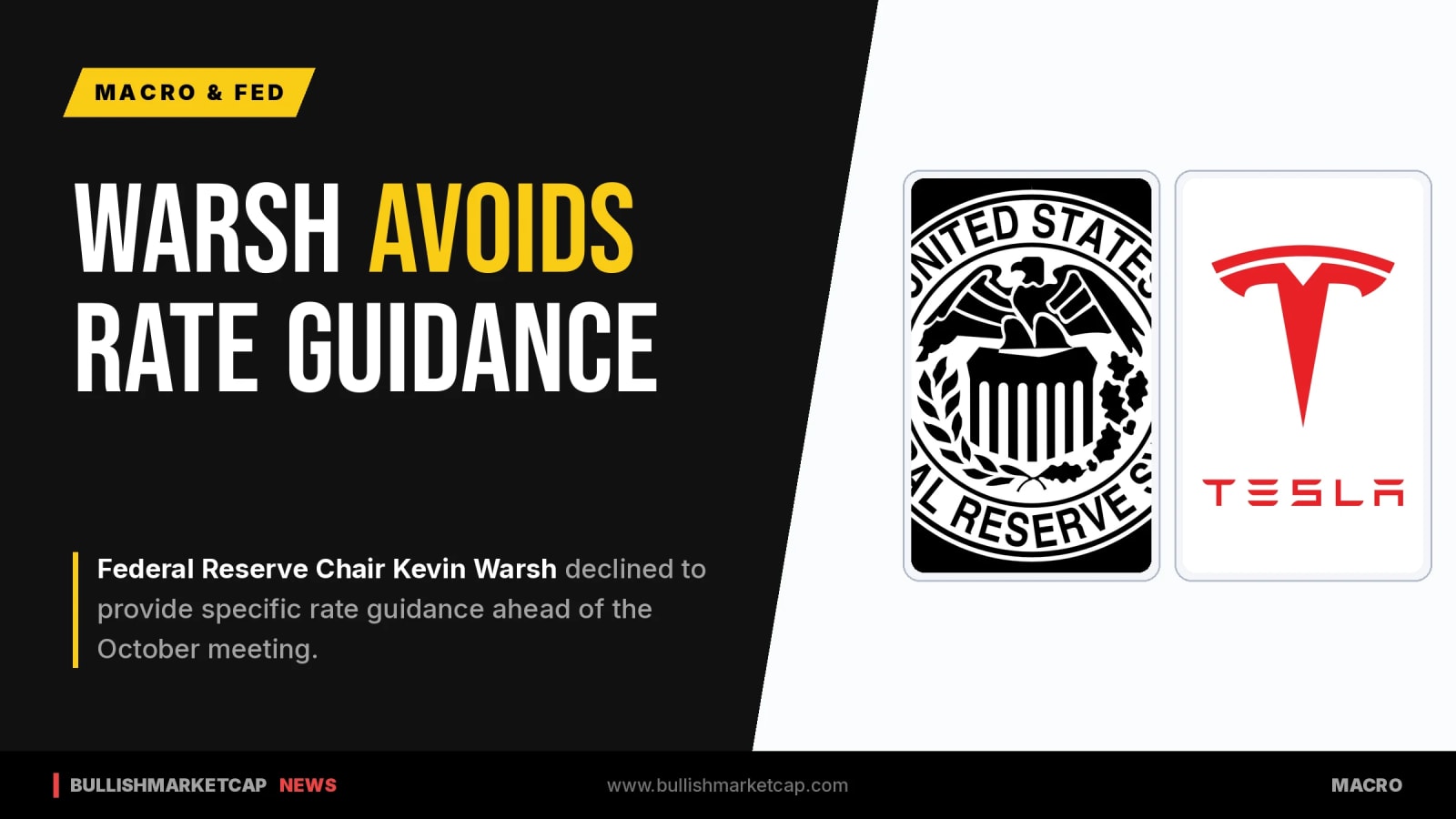 Federal Reserve Chair Kevin Warsh Avoids Rate Guidance