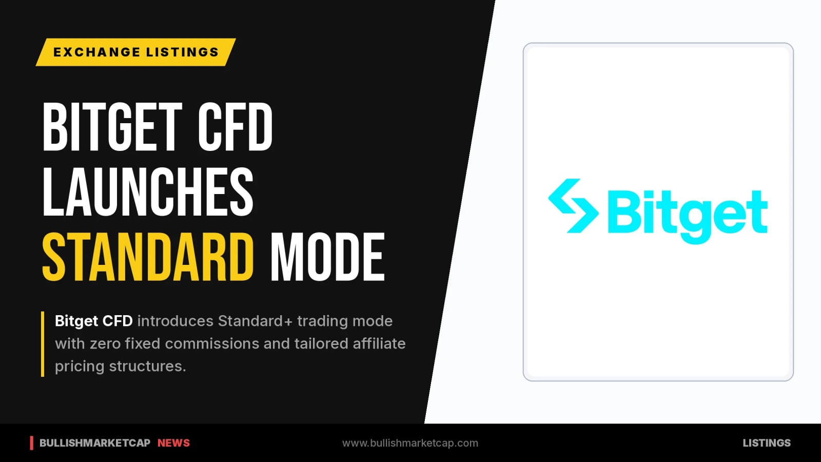 Bitget CFD Introduces Standard+ Trading Mode