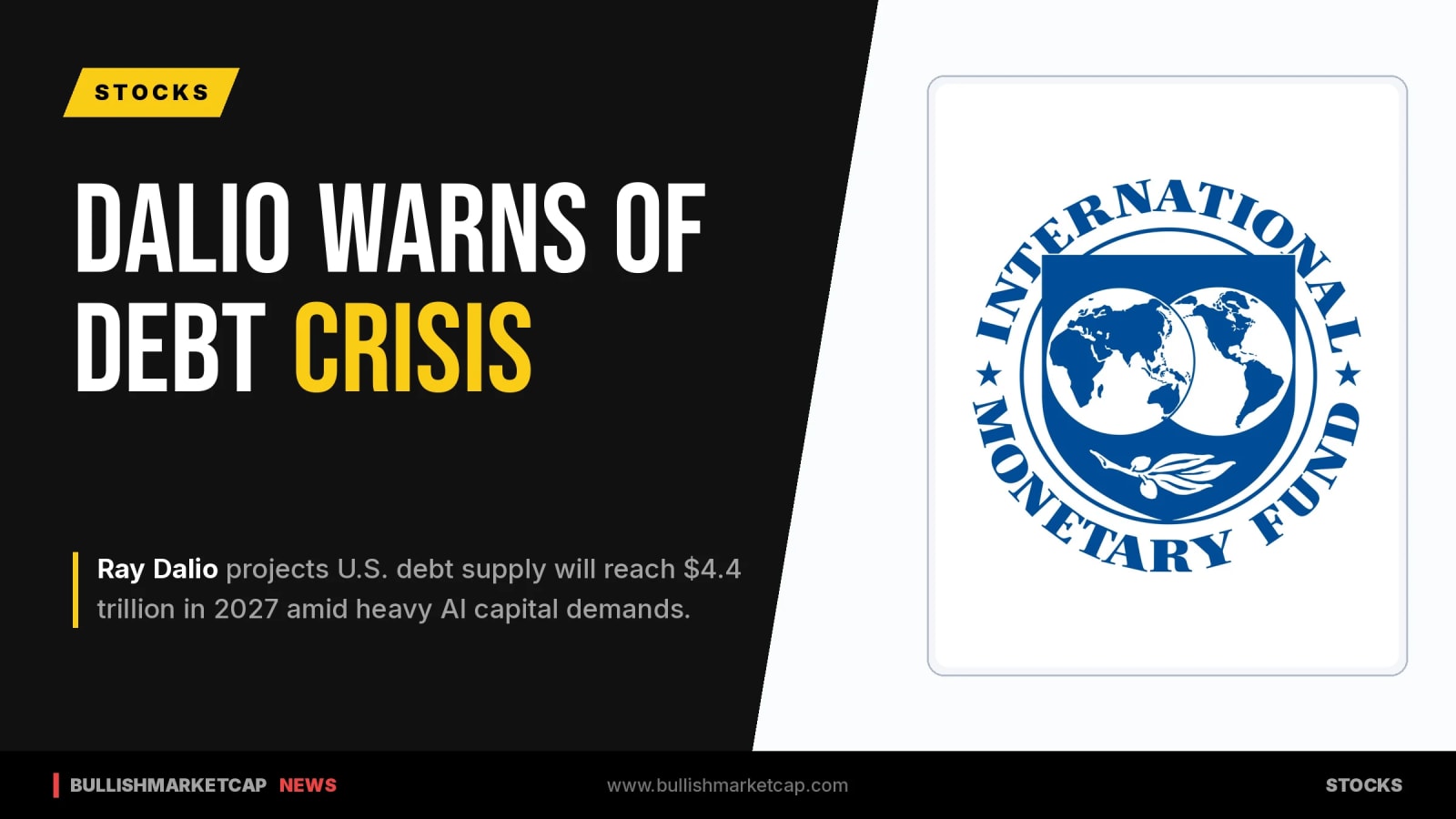 Ray Dalio Warns of 4.4 Trillion Dollar Debt Crisis