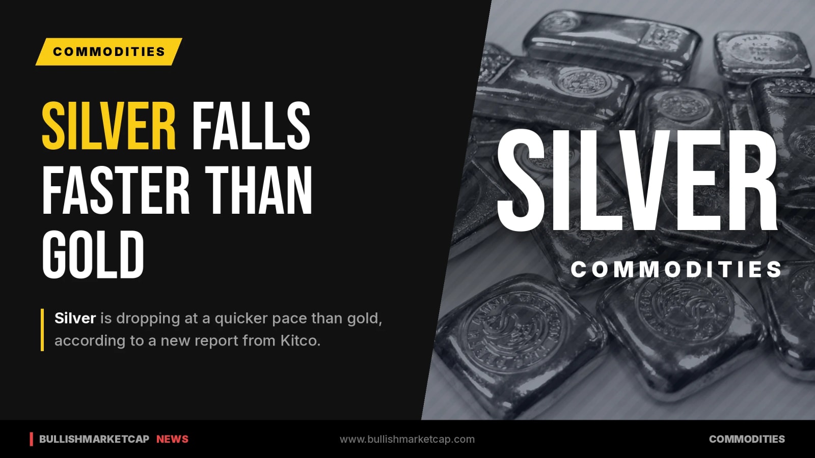 Silver Falls Faster Than Gold Amid Market Shifts