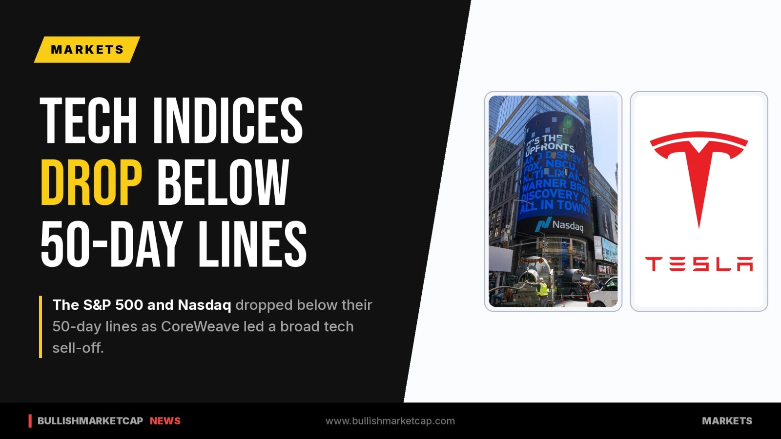 S&P 500 And Nasdaq Breach 50-Day Lines Amid Tech Sell-Off