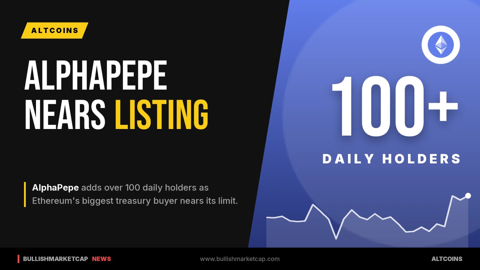 Ethereum Treasury Buyer Nears Limit Ahead of AlphaPepe Listing