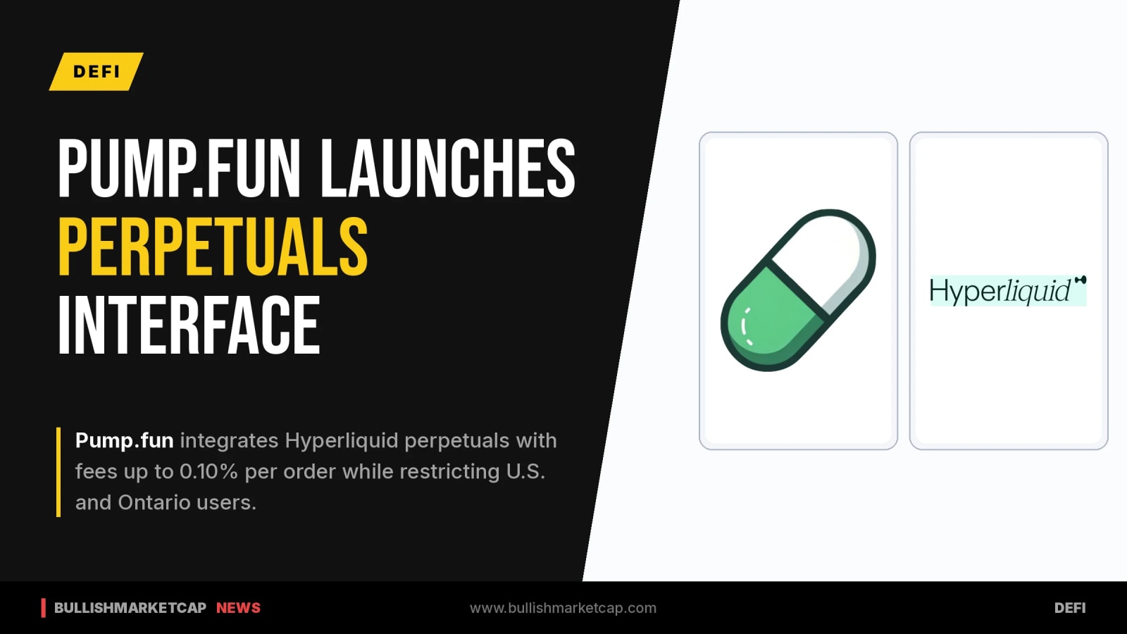 Pump.fun Adds Hyperliquid Perps With Up to 0.10% Fees